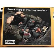 1/35 Modellbausatz Resinbausatz Ruhesoldaten (6 Personen)