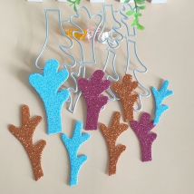 The new Christmas antler knot metal cutting dies is used for DIY scrapbooking, card making, photo album decoration, crafts