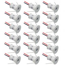 Silber Schwarz Weiß Shell LED Strahler Dimmbar 1W DC12V Downlight Deckeneinbauleuchte Küchenschrank Lichter Treppenlicht