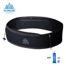 Aonijie-Bolsa para cintura al aire libre para correr, paquetes de cintura ultraligeros portátiles, soporte de teléfono para acampar, con frasco blando de agua
