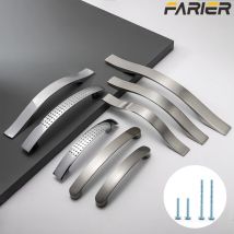 Schrankgriffe Knöpfe Aluminiumlegierung Tür Küchenknöpfe Gebürstete Schrankgriffe Schublade Moderne Möbelgriffe Hardware