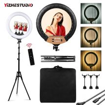 22 Zoll Ring lampe dimmbare Ringe Licht mit 2m Stromkabel Lampe LED Fotografie Beleuchtung Kit für