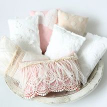 Neugeborene Fotografie Requisiten Mini Spitze Blumen posieren Kissen für Baby Jungen und Mädchen Fotostudio Pose Requisite Zubehör