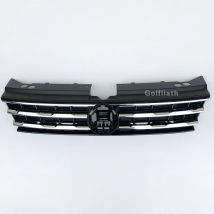 Golfliath ABS verchromte Auto Vorderen Stoßfänger Grille Racing Grills Für V W Volkswagen Tiguan L 2017 2018