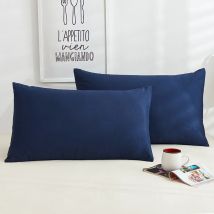 1pc 100% Baumwolle Einfarbig Kissenbezug 50*70cm Rechteckige Rosa/Blau/Grau Kissenbezug Bettwäsche kissen Fall