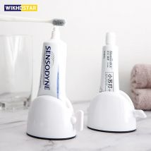 WIKHOSTAR Set di accessori per il bagno Rolling dentifricio spremiagrumi tubo Dispenser di