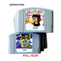 EUR PAL Version Spielkassette für 64-Bit-Videospielkonsole Snowboard Kids Serie 1 2 Papier