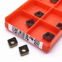 Hohe Qualität CCMT060204 PM 4225 Hartmetall Einfügen Interne Drehen Werkzeuge Metall Drehmaschine Werkzeug CCMT 060208 PM4225 Drehen Einsätze