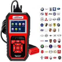 Scanner professionale OBD2 strumento Scanner diagnostico KW850 lettore di codici motore di controllo OBDII ed EOBD per tutte le auto OBDII Aftrer 1996