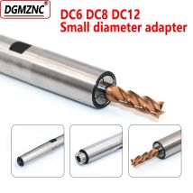 1set dünne spannzange C10 C12 C16 c20 DC6 DC8 120L 150L 200L pull zurück erweiterung kleine durchmesser adapter werkzeughalter