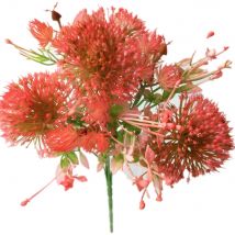 One Soft Plastic Dandelion Flower Artificial Fake Hydrangea Stem Australian Native Hakea Pin Cushion Leucospermum Nutans