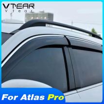 Vtear Fenster Visier Auto Regen Schild Deflektoren Abdeckung Außen Dekoration Zubehör Für Geely Atlas Pro Azkarra Belgee X 70 2023