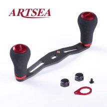 ARTSEA New 1 K Carbon Fiber Fishing Reel Handle EVA Knob for Baitcasting Reel DIY Fish Accessories Lure Tool
