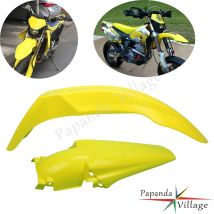 Gelb Motocross Dualsport 2pcs Kotflügel Vorne + Hinten Kotflügel Karosserie für Yamaha YZM500 YZ450F YZ125 Suzuki RM250 RM125 RMZ450