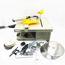 Mini sega da tavolo multifunzione lucidatrice per pietra macchina per incisione su giada rettificatrice lucidatrice tagliatrice per giada
