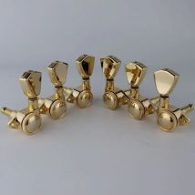 GUYKER 3R3L Gold Tuner Gitarre Modelle Hinten lock string E-gitarre Maschine Köpfe Trapez Taste