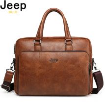 JEEP BULUO Hohe Qualität 14 Inch Laptop Business Tasche Männer Aktentaschen Für Mann Handtaschen