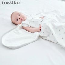 Insular Newborn Baby Anti Shock Swaddling Sleeping Bag Spring And Summer Thin Baby Anti Shock Artifact Newborn Bag Held Cotton