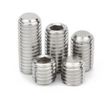 M1.6 M2 M2.5 M3 M4 M5 M6 M8 M10 M12 M14M16 DIN913 Stainless Steel Allen Hex Hexagon Socket Flat End Grub Headless Bolt Set Screw