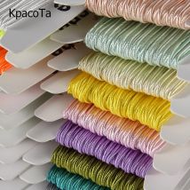 3 mm Soutache-Schnur, 31 Meter, Sutasz, Schmuckmaterial, handgefertigt, DIY-Schmuckherstellung, Stickerei, Dekor, Zubehör, mehrfarbig, Gold