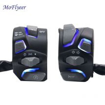MoFleeer 7/8'' 22mm Universal Motorrad Lenker Schalter Scheinwerfer Warnlicht Blinker Horn Start