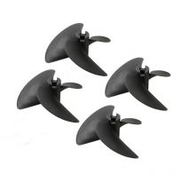 4PCS RC Boot 3-blatt Nylon Propeller Durchmesser 36mm/47mm/52mm/55mm/57mm Marine Paddel mit 4mm/4,76mm Welle Loch Kunststoff Requisiten