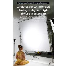 Selens Photography Soft Light Screen Foldable Flag Board 1.5m/2m/2.4m For Film Crew Advertisement Photography