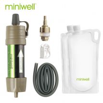 Sistema di filtrazione dell'acqua con filtro dell'acqua per esterni miniwell con sacchetto trasparente