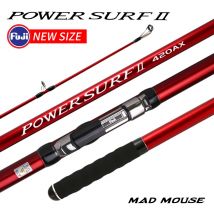 NEUE MADMOUSE POWER SURF 3-teilige Fuji-Teile High Carbon 4,20 m Surf-Angelrute Sinker 100-350 g