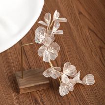 Blume Haarbänder Braut Tiaras Hochzeit Haar Schmuck Für Frauen Perle Stirnband Exquisite Party Kopfschmuck Ehe Haar Zubehör