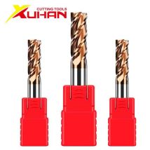 Frez palcowy z węglików spiekanych HRC55 1 2 4 5 6 8 10 12 mm 4-ostrzowy frez powlekany stopem