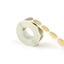 Wholesale 1000Pcs Scratch Off Sticker 25*25mm 1" Gold Round Silver Color Blank For Secret Code Cover Home Game Wedding