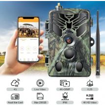 4K Live Video APP Trail Kamera Cloud Service Wildlife Jagd Kameras Stream Media 4G Wireless 30MP