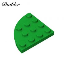 Little Builder Building Blocks Technological DIY Bricks 4x4 Round arc Wedge Plate MOC Educational Compatible Children Toys 30565