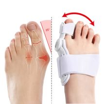 2Pcs Hallux Valgus Corrector  Bunions  For Toes Corrector Foot Finger Separator Toe Separator Foot Care Haluksy Bunion Corrector