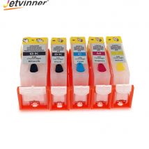 Jetvinner PGI-525 CLI-526 Nachfüllbare Tinten Patronen Für Canon PIXMA MG6150 MG5250 MG8150 MG8250 IP4850 Drucker Mit ARC-Chips