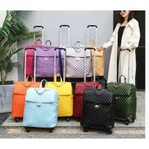 2020 neue reise roll beutel für frauen PU gepäck tasche Frauen Rädern Gepäck tasche Kabine Trolley Tasche auf rädern Trolley koffer