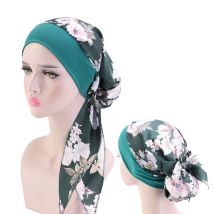 2020 mode gedruckt blumen frauen innere hijabs kappe muslimischen kopf schal turban motorhaube bereit zu tragen damen wickeln unter hijab caps