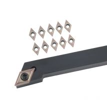 SDJCR/L1212H11 SDJCR1616H11 SDJCL2020K11 SDJCR2525H11 SDJCR3232P11External Turning Tool Holder DCMT Carbide Insert CNC Lathe Set