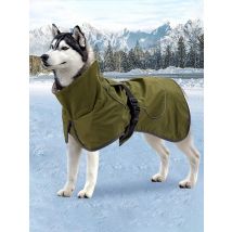 Large Dog Winter Clothes Warm Fleece big Dog Coat Jacket Waterproof Reflective Labrador German Shepherd Husky Dog Clothing