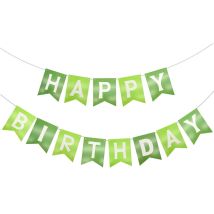 Chicinlife grün Alles Gute zum Geburtstag Banner Dschungel Tier Dinosaurier Thema Geburtstag Party Dekoration Kinder 1. Geburtstag Zubehör