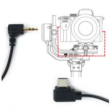 USB-C auf 2,5mm Fernbedienungs-RSS-Kabel für DJI Ronin SC RSC2 RS5 RS4 RS3 RS2 Ronin-SC & Canon EOS R RP M5 M6 80D 77D 800D TYPEC