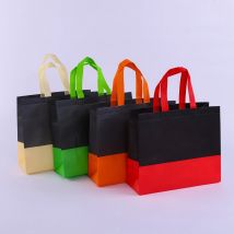 Wiederverwendbare Einkaufstasche für Damen und Herren, gespleißt ökologische wiederverwendbare Tasche, faltbare Einkaufstasche, große Einkaufstüten, praktisches Aufbewahrungstuch