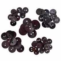 9mm 10mm 11,5mm 13mm 15mm natürliche schwarze schillernde Knöpfe Mutter des Muschel knopfes zum Nähen von Bastel accessoires für Damen bekleidung