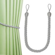 1Pc Weave Curtain Tieback Gold Curtain Holder Clip Buckle Rope Home Decorative Room Accessories Cotton Curtain Tie Backs