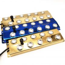 DC 48V Ultraschall Fogger Blau/Gold Farbe 10/12 Kopf Luftbefeuchter Nebel Maker Edelstahl Für Gewächshaus Hydrokultur