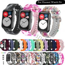 Sportowy silikonowy pasek do zegarka Huawei Watch Fit Strap Oryginalny pasek na nadgarstek Smarwatch