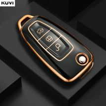 TPU Auto Klappschlüsselhülle Tasche Schlüsselanhänger für Ford Focus C-Max S-Max Galaxy Mondeo Ranger Transit Tourneo Custom Styling