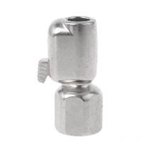 1/4" Metal Tire Inflator Lock on Air Chuck Mini Air Compressor Portable Tire Inflator Tire Chuck Hose End Open Flow