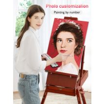 Painting by numbers Personality Photo Customized DIY Drawing Colored by Numbers Acrylic adult  frameless and framed canvas